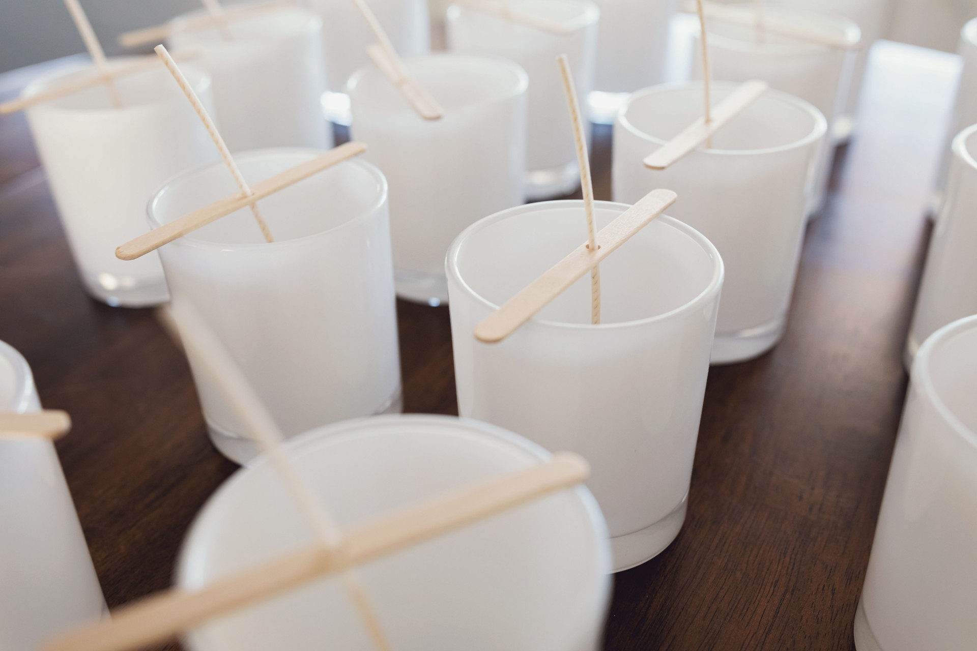 Empty Candle Jars - Candle Making Process